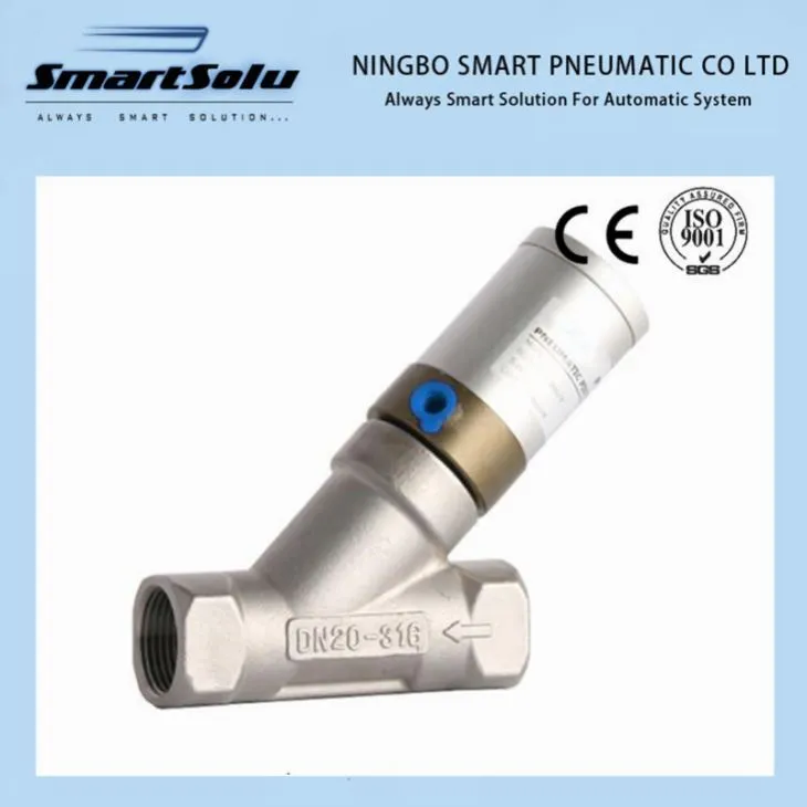 Y-type Compact Air Control Angle Seat Valve